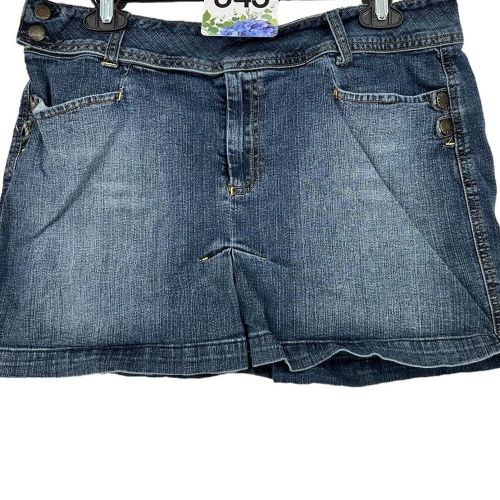 Mix It Stretch Blue Jean Skirt Size 12